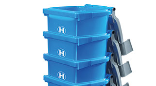 Altfettbehälter Fatboxxeasy leer ineinander stapelbar