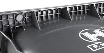 MGBround langlebig und robust Verstärkungsrippen und Doppelwinkelleiste