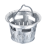 Slit bucket DIN 4052-B1 for road gully buckets